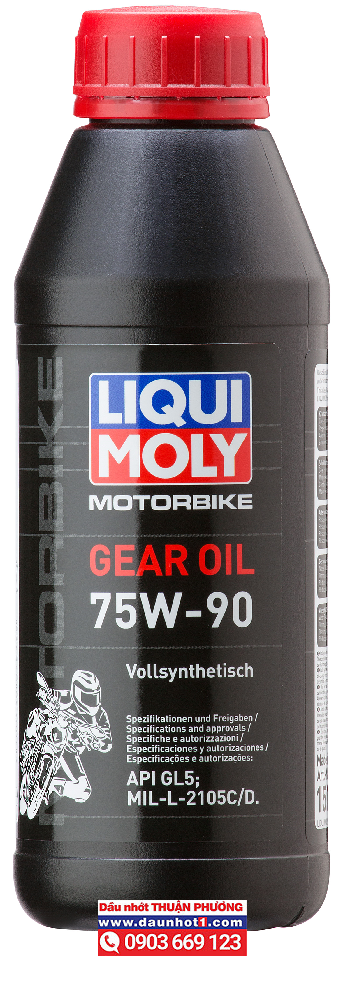 Nhớt hộp Số Liqui Moly Motorbike Gear Oil 75W90 500ml