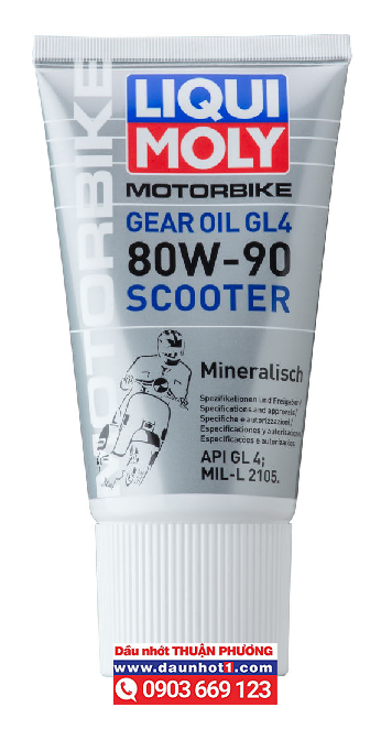Nhớt hộp số Liqui Moly Motorbike Gear Oil 80W90 150ml