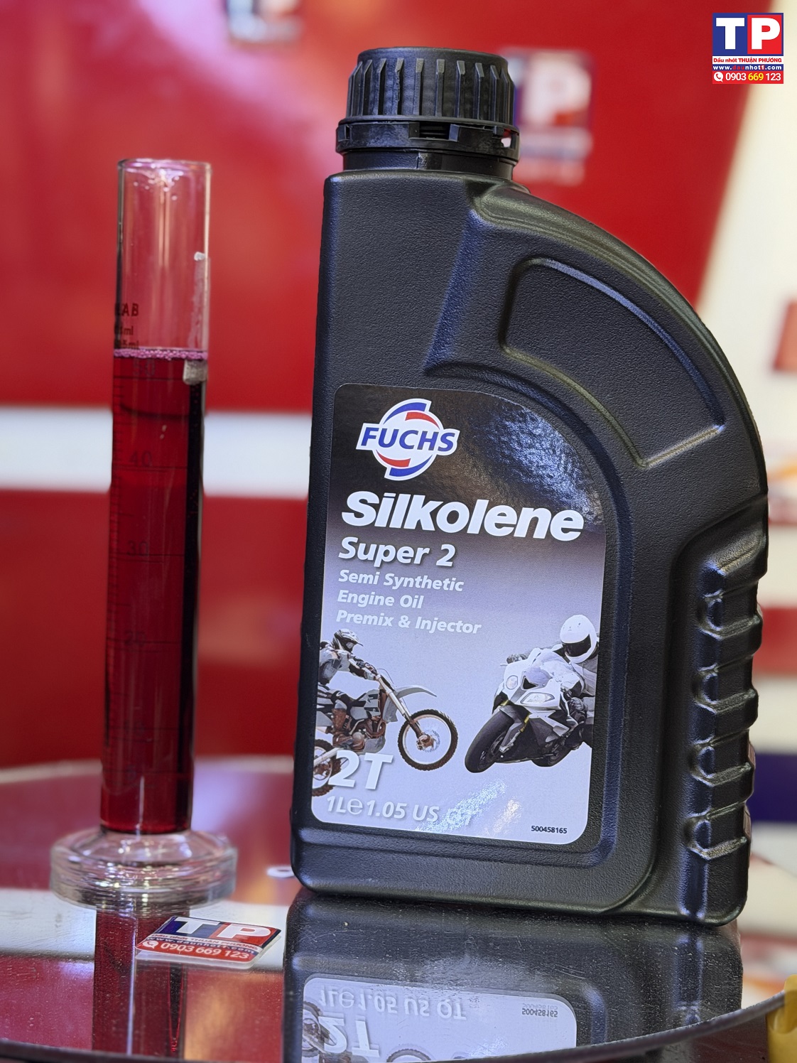Nhớt 2 thì Fuchs Silkolene Super 2T 1L
